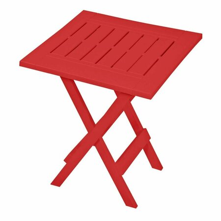 GRACIOUS LIVING Red Explosion PDQ Fold Table - 6 Piece 100582